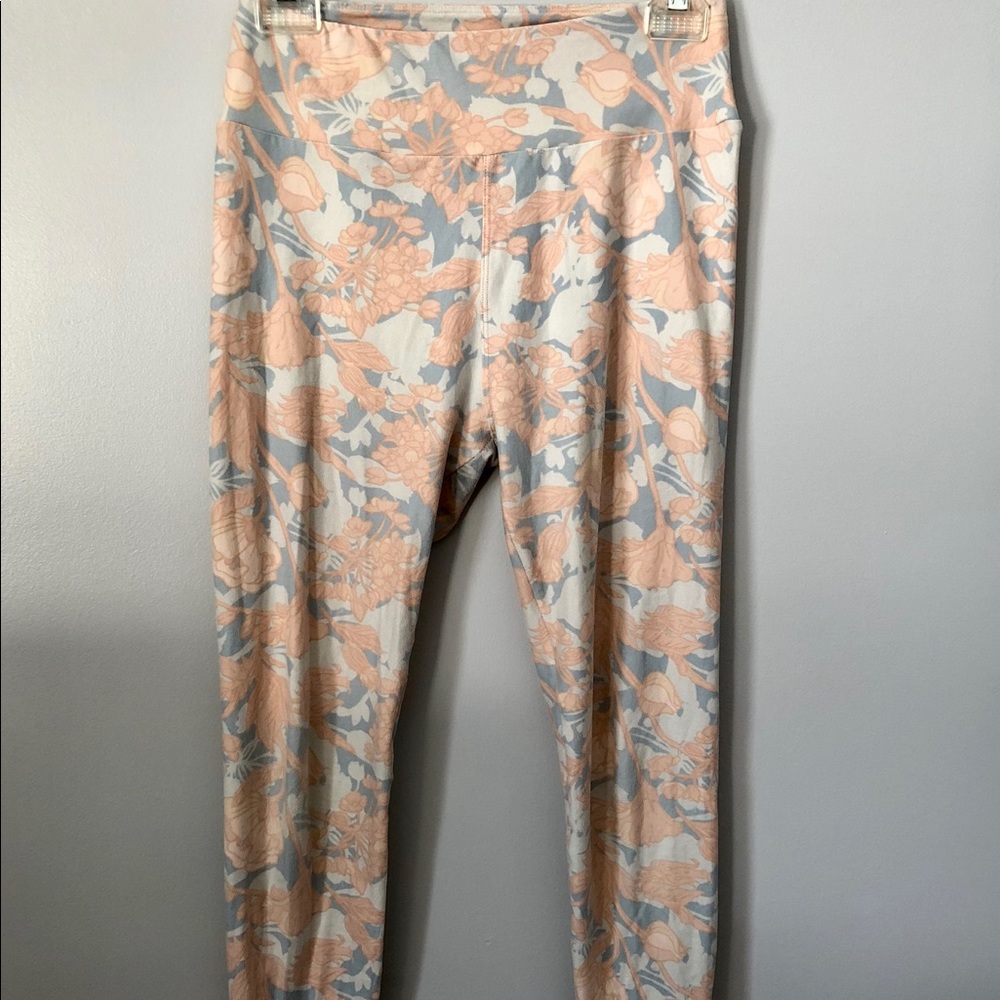 Lularoe pastel floral OS leggings